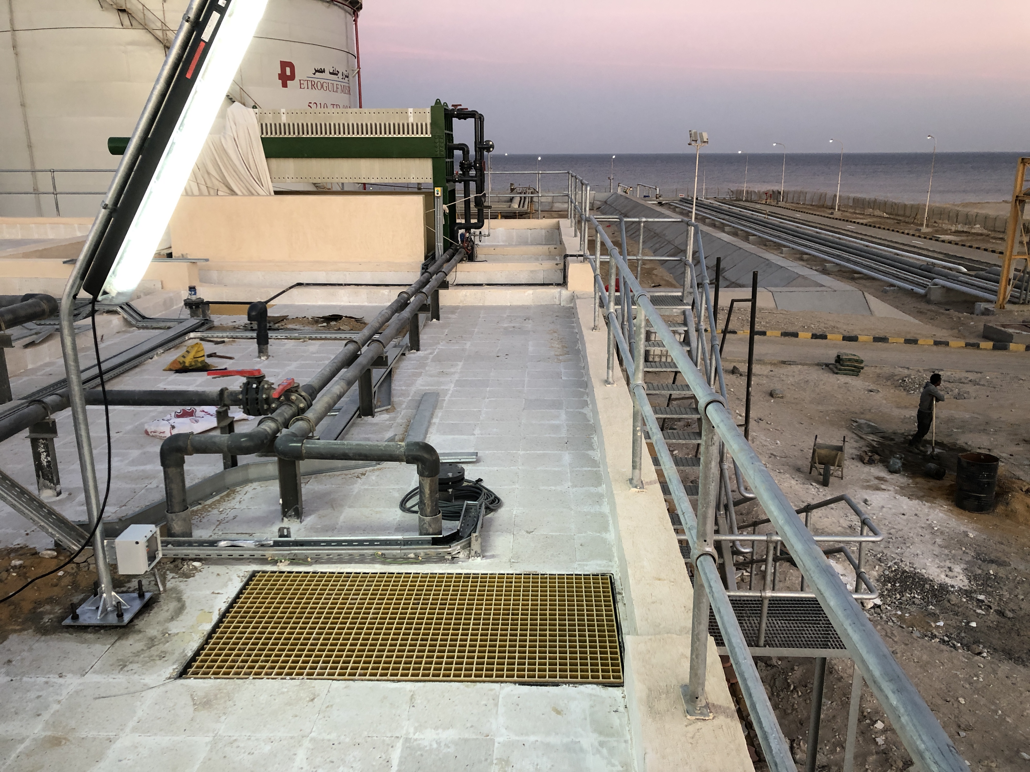 The Onshore Produced Water Treatment System