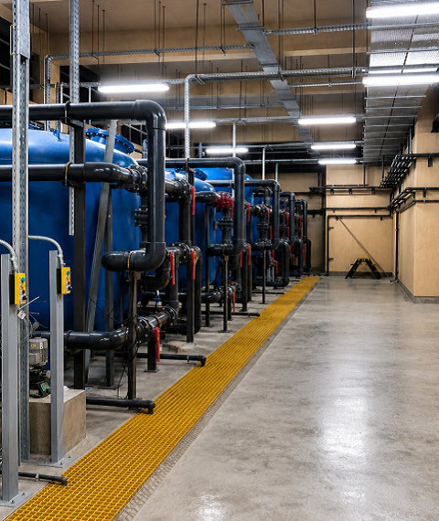 The Onshore Produced Water Treatment System
